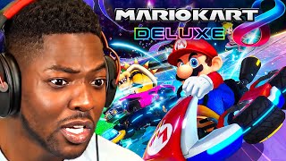 OUR MOST COMPETITIVE MARIO KART RACES IN A MINUTE Mario Kart 8 [upl. by Merwyn]