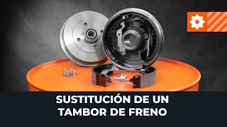 Сómo cambiar un tambor de freno VÍDEO TUTORIAL DE AUTODOC [upl. by Shipley954]