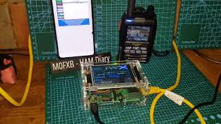 DV Mega UK Genesis Complete Nextion Screen MMDVM Hotspot Latest Screen Deseign built in battery [upl. by Avonasac]