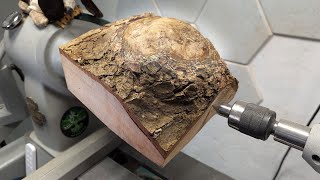 A Shocking Discovery Woodturning the mysterious ASH knot [upl. by Aynodal904]