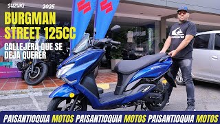 🌟SuZuKi BURGMAN 125 FI 2025 Bajo De PRECIO‼️ SCOTEER de Calidad Ahora mejorada 🛵💨💨 [upl. by Colman]