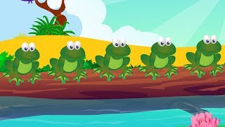 Five Little Speckled Frogs  5 Little Speckled Frogs  Nursery Rhymes For Children by Kids Tv [upl. by Nottarts403]