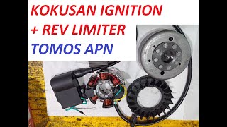 Kokusan ignition  rev limiter on Tomos APN [upl. by Asirram597]