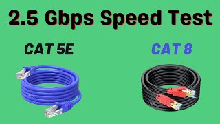 CAT 8 vs CAT 5E  Ethernet Speed Test [upl. by Koeninger87]