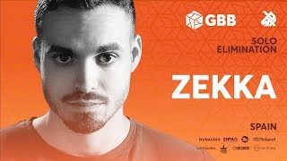 ZEKKA  Grand Beatbox Battle 2019  Solo Elimination [upl. by Idzik888]