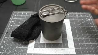 Boundless Voyage 900ml Titanium Pot Review [upl. by Alvarez]