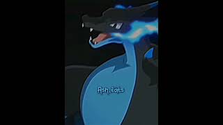 Ashs Charizard vs Reds mega Charizard X  Who is strongest💪 Ashedits shorts pokemon [upl. by Eirual]