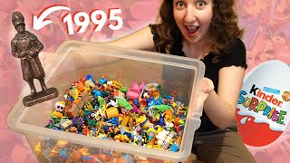 I found my GIANT Kinder Egg Toys Collection from the 90s [upl. by Rex]