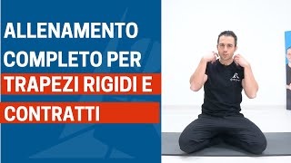 ALLENAMENTO COMPLETO per SPALLE e TRAPEZI troppo contratti [upl. by Anaitat]