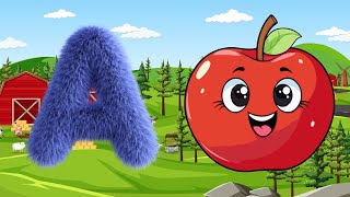 A Apple Song  Inspired By ABC song Gracies Corner  Nursery Rhymes  Kids Songs 117 [upl. by Yorgo]