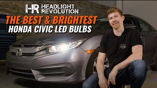 The Best Low amp High Beam Bulbs For The 10th GEN Civics  Using Morimoto GTR Lighting and SV4 [upl. by Novelia]