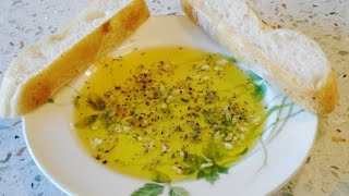 Make Olive Oil Bread Dipping Sauce  In Under a Minute [upl. by Llibyc]