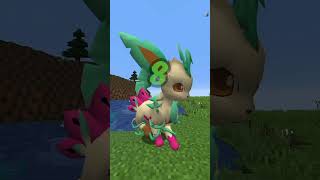 I made custom MEGA Eeveelutions pokemon pixelmon minecraft pixelmonserver [upl. by Arabele]