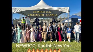 CANADA KURDISH NEWROZ 2024 VANCOUVER جەژنی نەورۆز  NEWROZ NAWROZ KURDISHNEWYEAR NEWROZ2024 [upl. by Ellehcirt801]