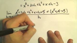 Derivative Using the Definition Example 2 [upl. by Erhart]