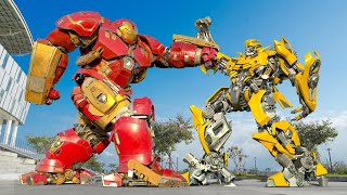 Transformers NEW SEASON on Paramount  Iron Man vs Bumblebee Final Fights  Transformers Official [upl. by Pollak]