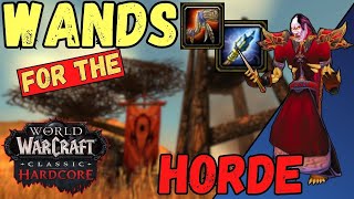 The ULTIMATE Wand Crafting Guide  FOR THE HORDE  WoW Classic Hardcore [upl. by Pournaras]