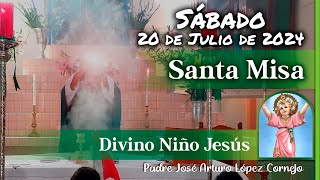 ✅ MISA DE HOY sábado 20 de Julio 2024  Padre Arturo Cornejo [upl. by Nodnil30]