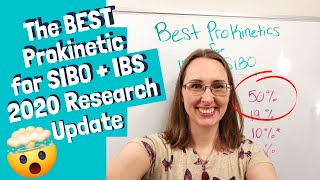 The BEST Prokinetic for SIBO and IBS 2020 Research Update with Dr DiNezza [upl. by Kayne]