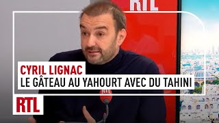 Cyril Lignac  sa recette de gâteau au yahourt avec du tahini et des fruits rouges [upl. by Adok]