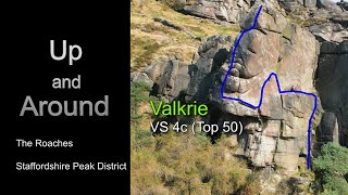 Valkyrie  VS 4c Top 50  The Roaches  Staffordshire Peak District [upl. by Anonyw]