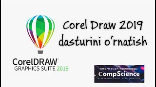 Corel Draw dasturini kompyuterga ornatish 1dars [upl. by Zinnes]