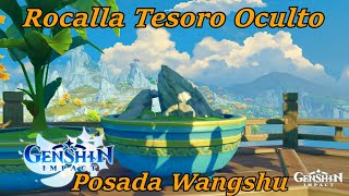 Genshin Impact Gameplay  Rocalla Tesoro Oculto Posada Wangshu en Español [upl. by Allertse]