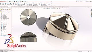 Solidworks Projected curve amp Composite Curve [upl. by Okiruy187]