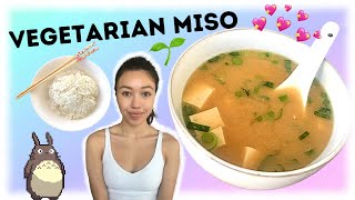 the SECRET to AUTHENTIC MISO soup 🌱 vegetarianvegan [upl. by Elmore]