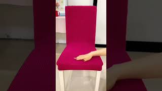 The classic wine red chair cover is beautiful and affordable homegoods chaircover [upl. by Godber123]