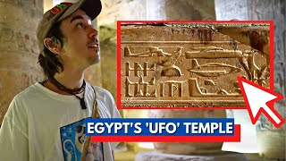 Exploring Egypts UFO Temple 🛸👽Are These Ancient Alien Carvings [upl. by Noraf75]