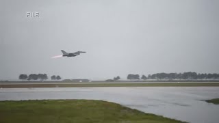 F16s scrambled due to unresponsive plane [upl. by Eellek821]