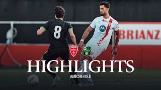 MONZA 2  2 SASSUOLO  HIGHLIGHTS AMICHEVOLE [upl. by Sherrer]