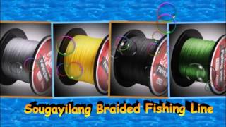 Sougayilang Braided Fishing Line Quick Review Slideshow [upl. by Baillieu303]