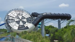 Rapids Water Park  quotBlack Thunderquot ProSlide TORNADO Onride POV [upl. by Roht]