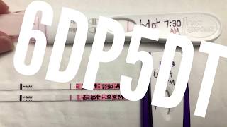 IVFPGD  VLOG 46  Live IVF Pregnancy Test  6dp5dt  Is the line getting darker [upl. by Hara]