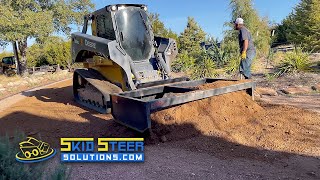 The 1 Skid Steer Box Grader  Demonstration  Skid Steer Solutions [upl. by Latreese977]