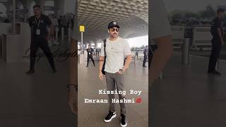 Kissing Boy Emraan Hashmi spotted at Mumbai airport  Rupalirhythm [upl. by Irehc]