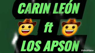 No Hay Amor  Carin León ft Los Apson  Karaoke [upl. by Herstein159]