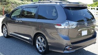 2014 Toyota Sienna SE Update Walk Around Video  Minivan [upl. by Ahsinit]