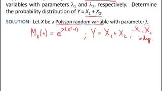 Montgomery6e C5V6 Joint Probability Distributions  Moment Generating Functions [upl. by Utimer]