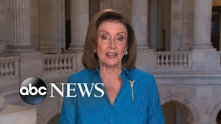 Bipartisan infrastructure bill vote date unclear Pelosi  ABC News [upl. by Nosoj]