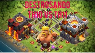 Como Atacar a un Th11 siendo Th10 en el 2022 clash of clans [upl. by Erasmus]