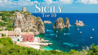 Top 10 Places To Visit in Sicily  Travel Guide [upl. by Dalenna]