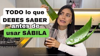 TODO lo que DEBES SABER ANTES de usar SÁBILA en tu CARA 😖 [upl. by Suzie435]