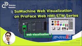 SoMachine web visualization for Modicon M241 M251 PLC to be as web server for Proface HMI STW Series [upl. by Llerat]