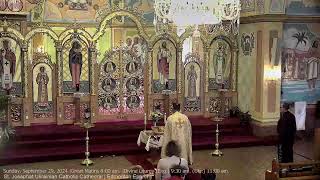 Sunday September 29 2024 Great Matins 800 am Divine Liturgy Eng 930 am Ukr 1100 am [upl. by Labors]