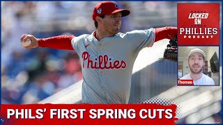 The Philadelphia Phillies Have Made Their First Spring Training Roster Cuts [upl. by Gona]