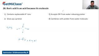 Understanding Boric Acid Chemistry Basics KCET 11th Chemistry Some p Block Elements [upl. by Anial511]