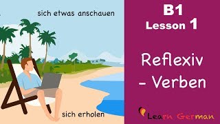 Learn German Intermediate  Reflexivverben  Reflexivpronomen  B1  Lesson 1 [upl. by Steffin]